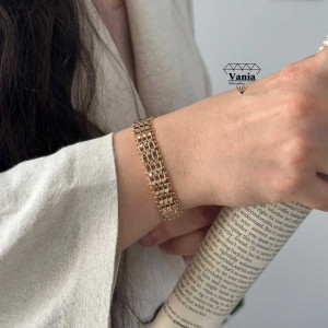 دستبند آجری زنانه