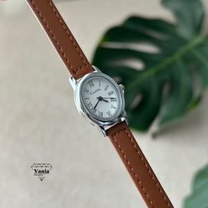 ساعت قهوه ای دخترانه