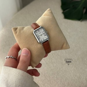 خرید ساعت چرم قهوه ای