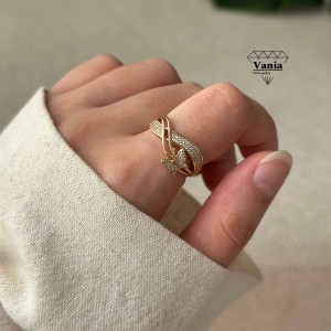 انگشتر پروانه ژوپینگ کد As1483