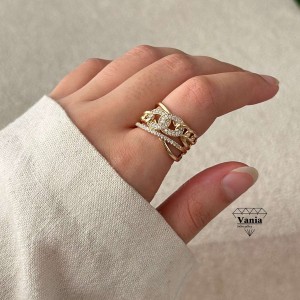 انگشتر روکش طلا زنانه