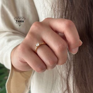انگشتر  تک نگین ژوپینگ کد As1492