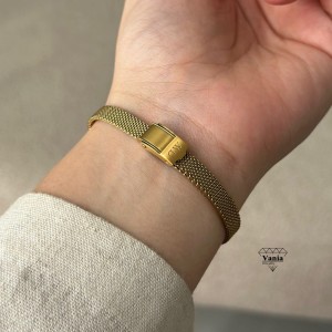 ساعت تمام استیل dw بند حصیری
