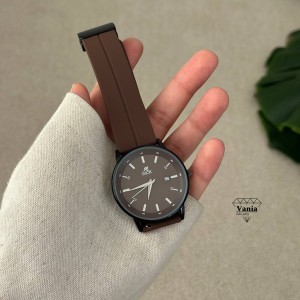 ساعت قهوه ای مردانه