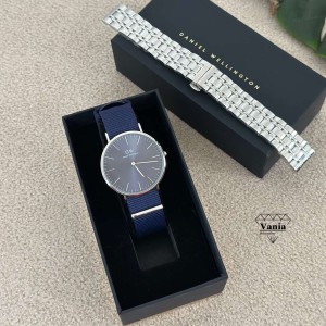 ساعت فول استیل موتور ژاپن مردانه dw کد As1524
