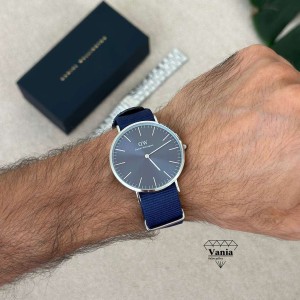 ساعت فول استیل موتور ژاپن مردانه dw کد As1524