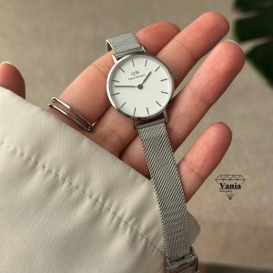 ساعت بند حصیری فول استیل