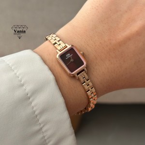 ساعت فول استیل موتور ژاپن DW مدل مینی رزگلد کد As1557