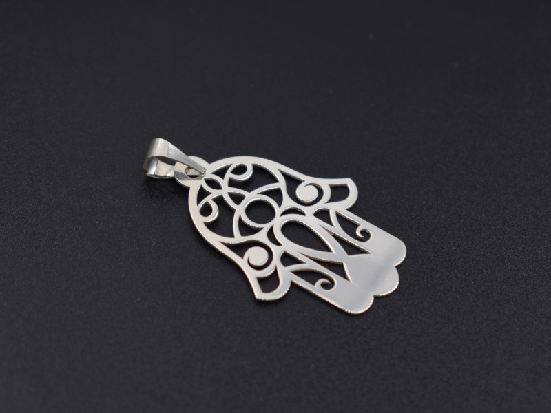 پلاک نقره دست همسا