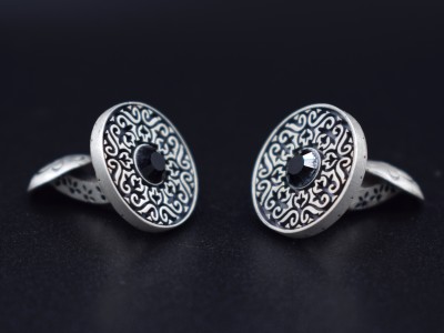 دکمه سردست نقره آریاد