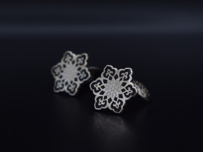 دکمه سردست نقره هُمان