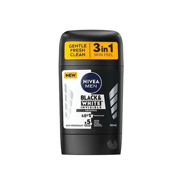 استیک ضد تعریق مردانه 48 ساعته BLACK WHITE نیوا حجم 50 میلی لیتر