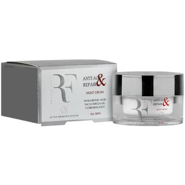 کرم ضد چروک شب آر.اف مدل بازسازی کننده حجم 50 میلی لیتر