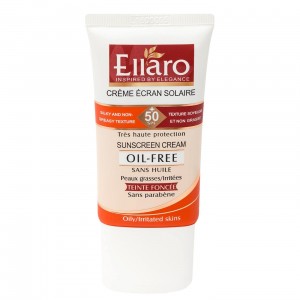 ضد آفتاب الارو SPF50 فاقد چربی رنگ بژ طبیعی Ellaro