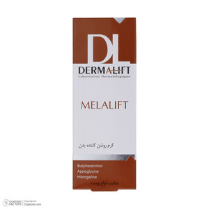 کرم روشن کننده بدن درمالیفت مدل Melalift حجم 75 میلی لیتر