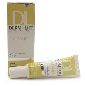 کرم دور چشم درمالیفت مدل Vitalift Anti Dark حجم 25 میلی لیتر