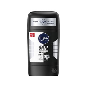 استیک ضد تعریق مردانه 72ساعته Black & White Invisible Original نیوا حجم 50 میلی لیتر