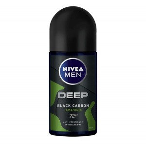 رول ضد تعریق مردانه 72 ساعته Black Carbon Amazonia نیوا حجم 50 میلی لیتر