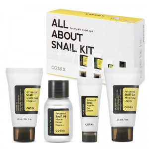 کیت ترمیم کننده پوست ۴ مرحله ای حلزون کوزارکس COSRX ALL ABOUT SNAIL KIT 4-STEP