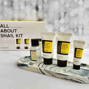 کیت ترمیم کننده پوست ۴ مرحله ای حلزون کوزارکس COSRX ALL ABOUT SNAIL KIT 4-STEP