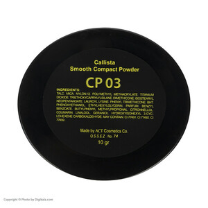 پنکک کالیستا سری Smooth شماره CP03