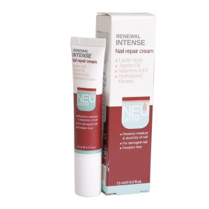 کرم تقویت کننده ناخن نئودرم سری Renewal مدل Intense حجم ۱۵ میلی لیتر