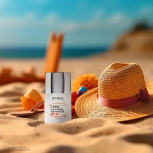 فلوئید ضد آفتاب پرایم مدل فیوژن واتر حاوی ویتامین سی با SPF50 حجم 40 میلی لیتر