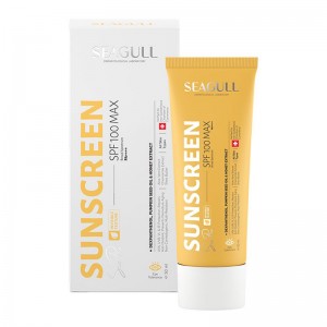 کرم ضد آفتاب بی رنگ سی گل با SPF100 مناسب انواع پوست حجم 50 میلی لیتر