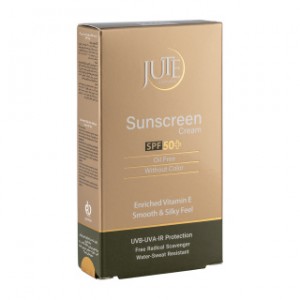 کرم ضد آفتاب بدون رنگ ژوت SPF 50 مدل smooth silky feel مناسب پوست های چرب حجم 40 میلی لیتر ‌