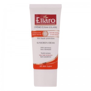 ضد آفتاب بدون رنگ الارو مدل SPF50 محافظ UVA ،UVB، ضد چروک، مناسب انواع پوست حجم 50 میلیلیتر