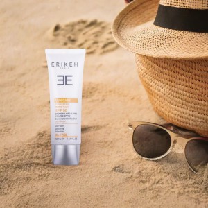 فلویید ضد آفتاب بژظبیعی اریکه SPF50 مدل Anti-Spot مناسب انواع پوست حجم 50 میلی‌لیتر