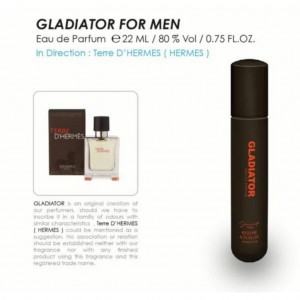 عطر جیبی مردانه ژک ساف مدل گلادیاتور حجم 22 میلی لیتر