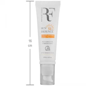 کرم ضد آفتاب بدون رنگ آر.اف SPF50 مدل Fusion water مناسب پوست خشک و حساس ‌حجم 50 میلی‌لیتر