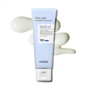 کرم ضد آفتاب و مرطوب کننده فوق سبک اولترا لایت کوزارکس SPF50 حجم 50 میلی لیتر