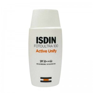 ضد آفتاب بی رنگ ایزدین FOTOULTRA 100 ACTIVE UNIFY SPF50 حجم 50 میلی لیتر