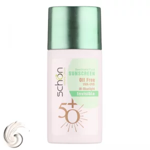 فلوئید ضد آفتاب بی رنگ شون مدل invisible محافظ UVA ،UVB و PA+++، ضد حساسیت، بدون چربی، مناسب انواع پوست‌ حجم 50 میلی لیتر