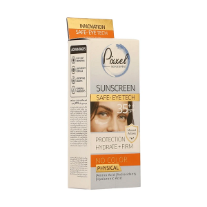 کرم ضد آفتاب فیزیکی دور چشم بدون رنگ پیکسل SPF35 ‌مدل Physical مناسب انواع پوست‌ حجم 50 میلی‌لیتر