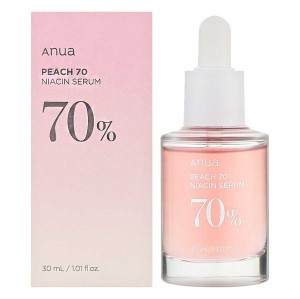 سرم روشن کننده هلو و نیاسینامید 70 درصد آنوا حجم 30 میل