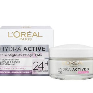 ژل کرم آبرسان روز لورآل مدل Triple Active مناسب پوست خشک و حساس حجم 50ml