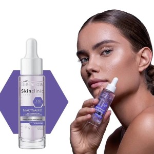 سرم تسکین دهنده نیاسینامید بی یلندا مدل اسکین کلینیک حجم 30ml