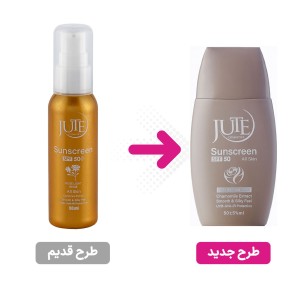 ضدآفتاب spf50 رنگ رز لایت بژ مناسب انواع پوست (ژوت) حجم 50میلی لیتر