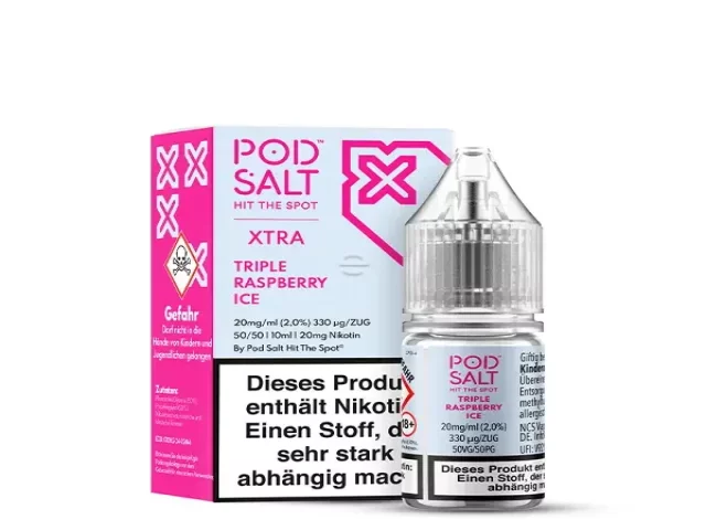 پاد سالت تریپل رزبری آیس | PODSALT TRIPLE RASPBERRY ICE