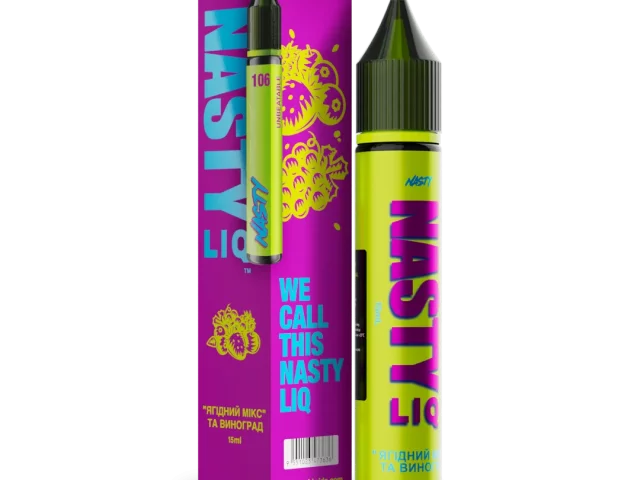 جویس نستی لیک انگور و میکس توت ها | NASTY LIQ MIXED BERRIES GRAPE