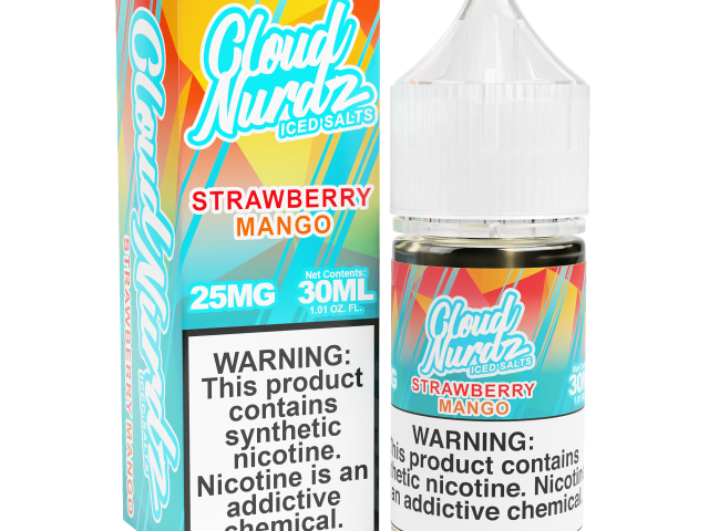 سالت توت فرنگی انبه یخ کلود نوردز | Cloud Nurdz Iced Strawberry Mango