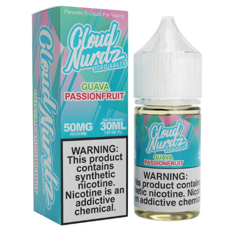 سالت گواوا پشن فروت یخ کلود نوردز | Cloud Nurdz Iced Guava Passionfruit