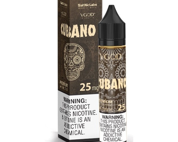سالت نیکوتین تنباکو خامه کوبانو قهوه ای ویگاد VGOD SaltNic Cubano reach creamy cigar