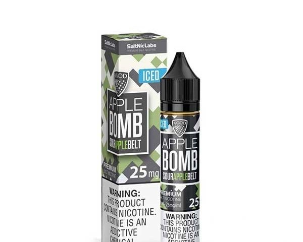 سالت نیکوتین بمب سیب یخ ویگاد VGOD Apple Bomb Ice Saltnic