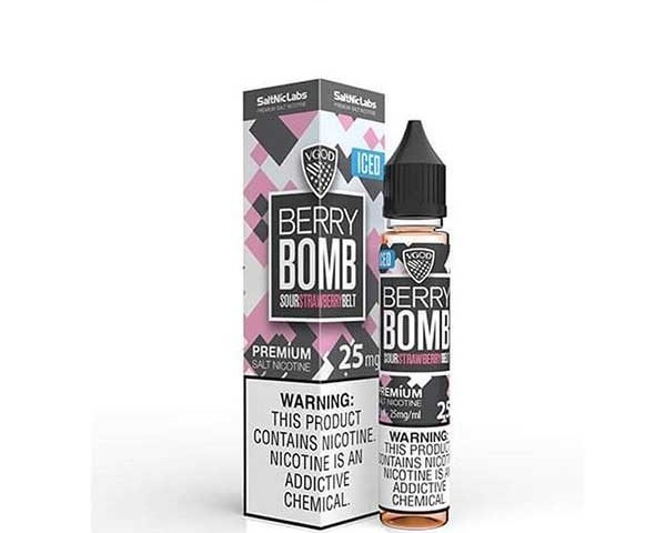 سالت نیکوتین بمب بری یخ ویگاد VGOD Berry Bomb Ice Saltnic