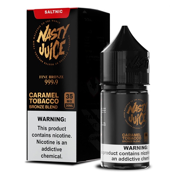 سالت نیکوتین برنز تنباکو کارامل نستی Nasty Bronze Blend