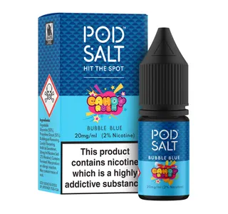 سالت نیکوتین آدامس بادکنکی میوه ای پاد سالت POD SALT BUBBLE BLUE